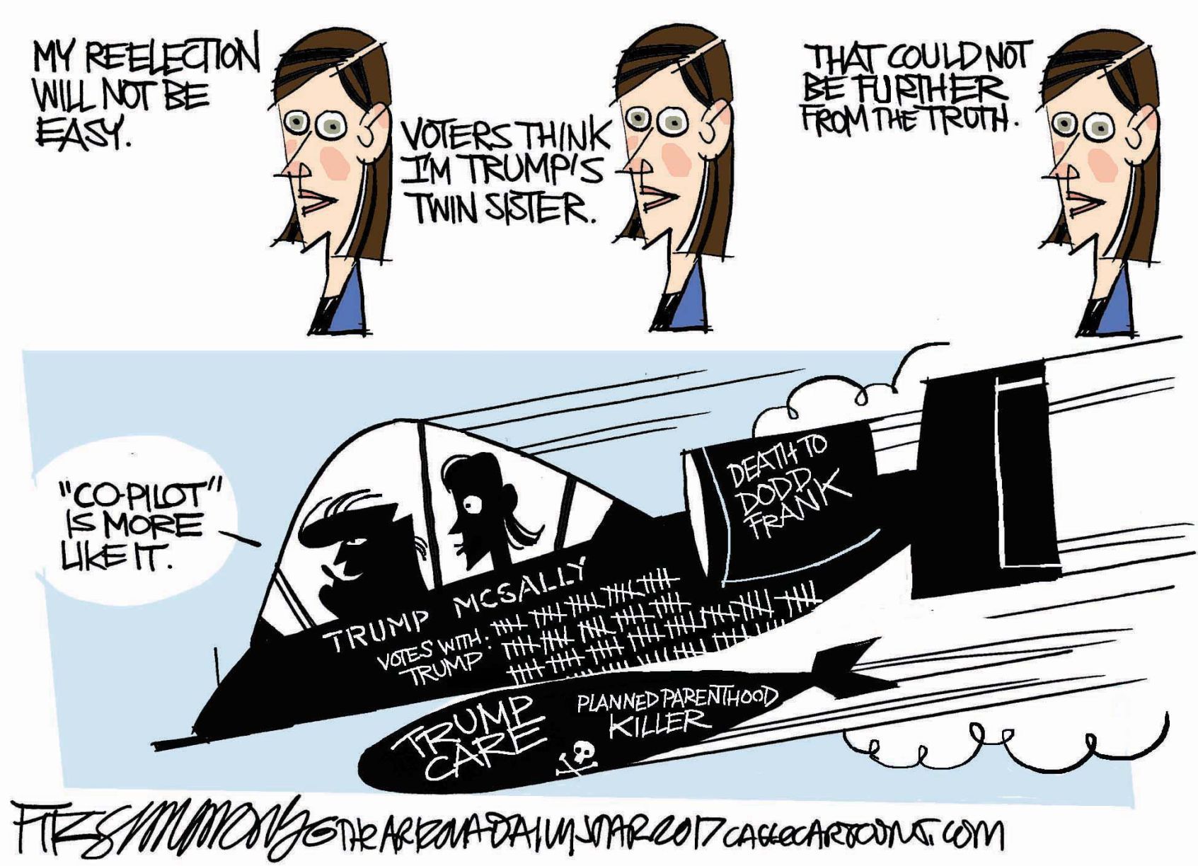 Daily Fitz Cartoon: McSally